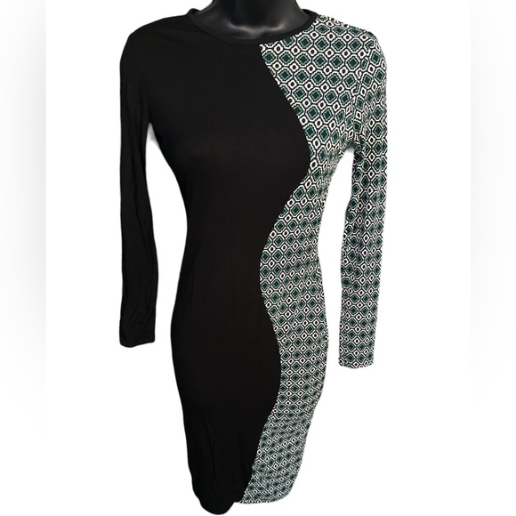 CLUB L Long-sleeved Bodycon Midi Dress NWOT - Picture 2 of 10